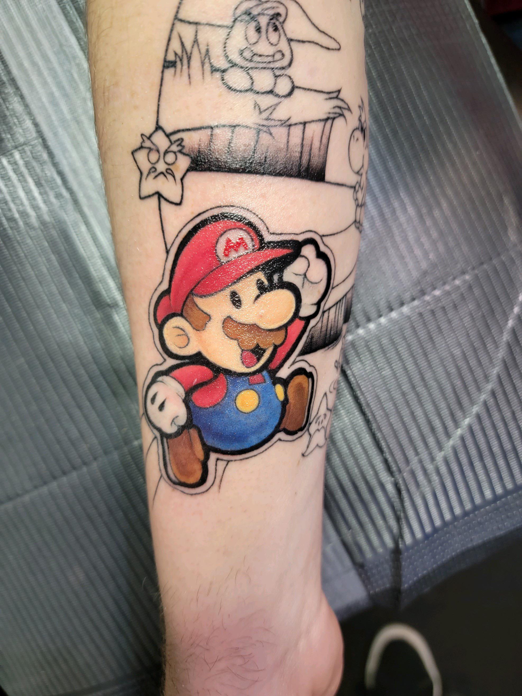 Paper Mario Tattoo Piece In Progress. : R/Papermario 2632_x_1974_jpg