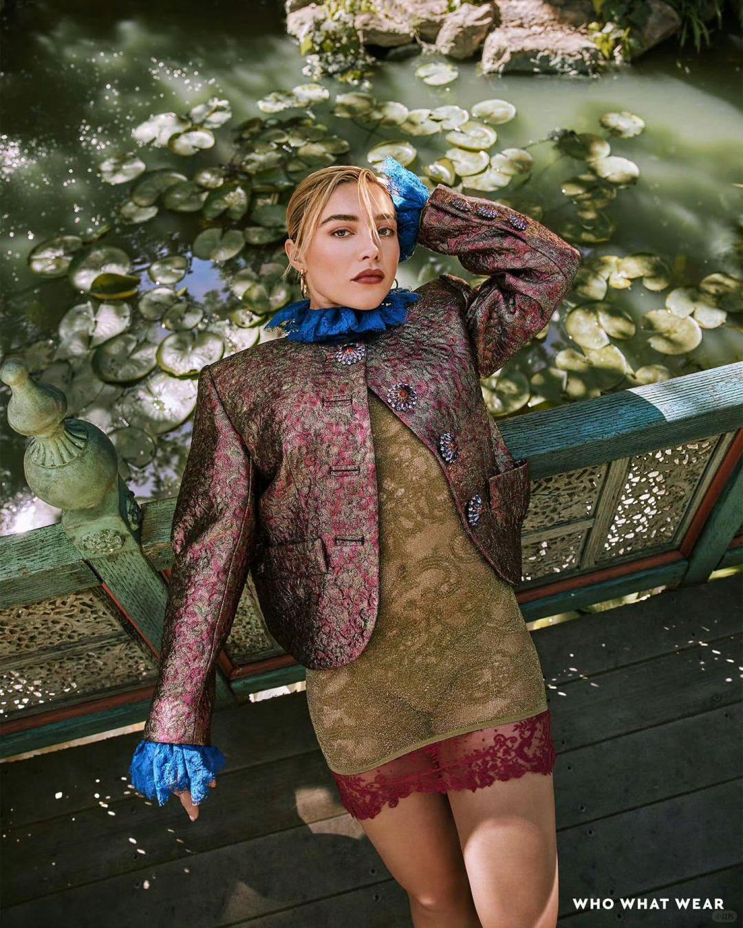 Florence Pugh for Who What Wear in Saint Laurent SS25 [1080 x 1350] :  rfashionporn