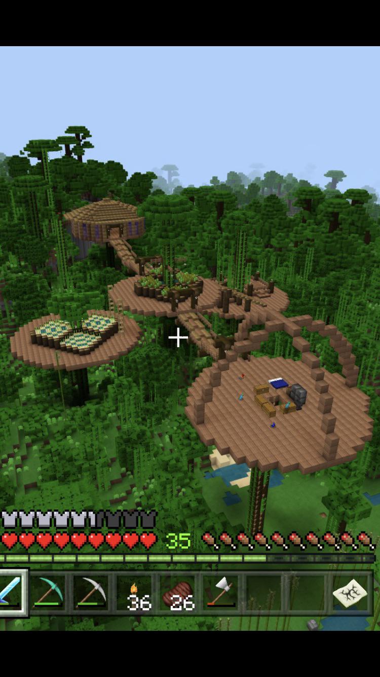 Best of all, you can link your minecraft pocket edition (pe) account. Cant play as much as id like, but the jungle presents