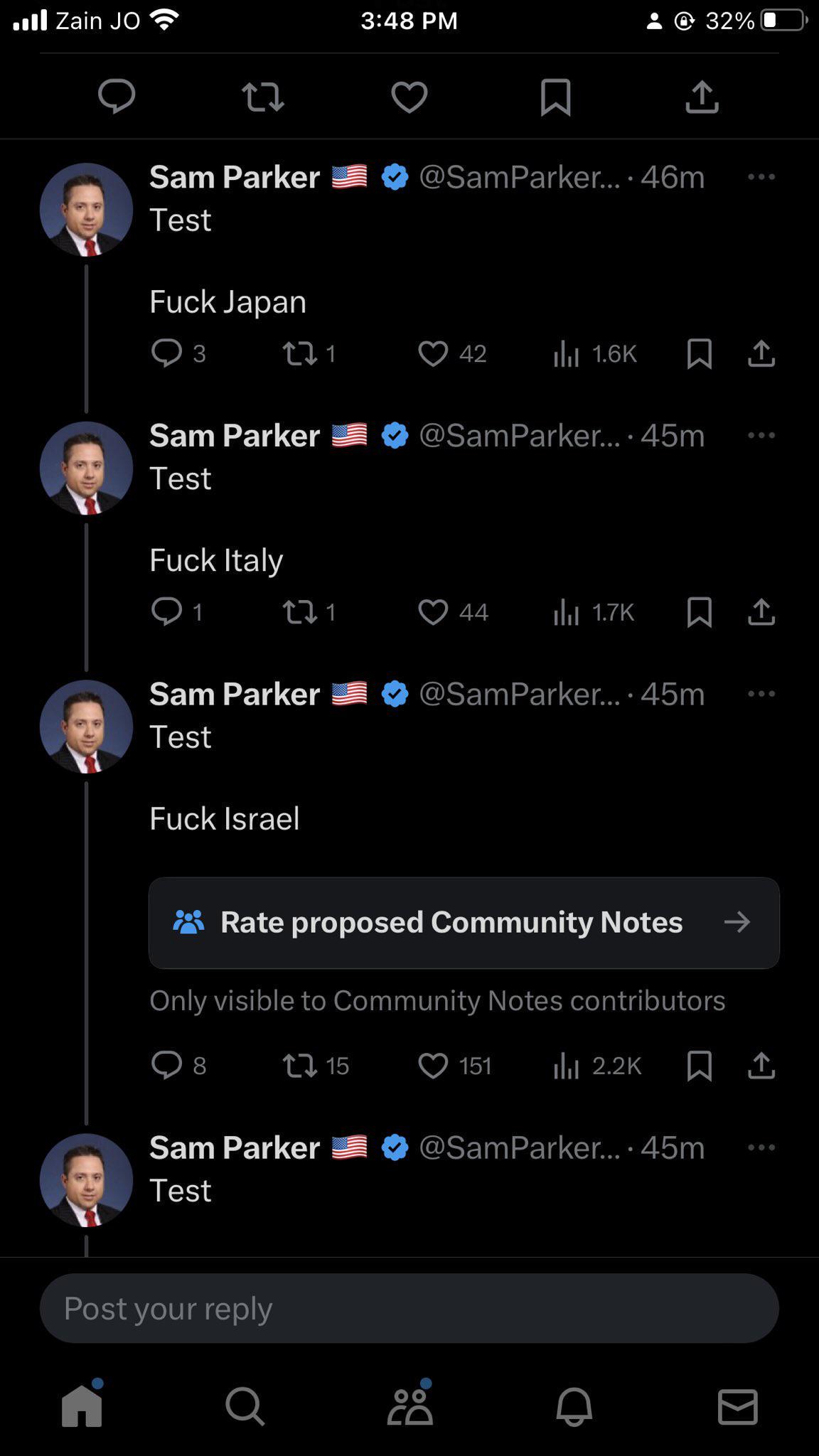 To have free speech