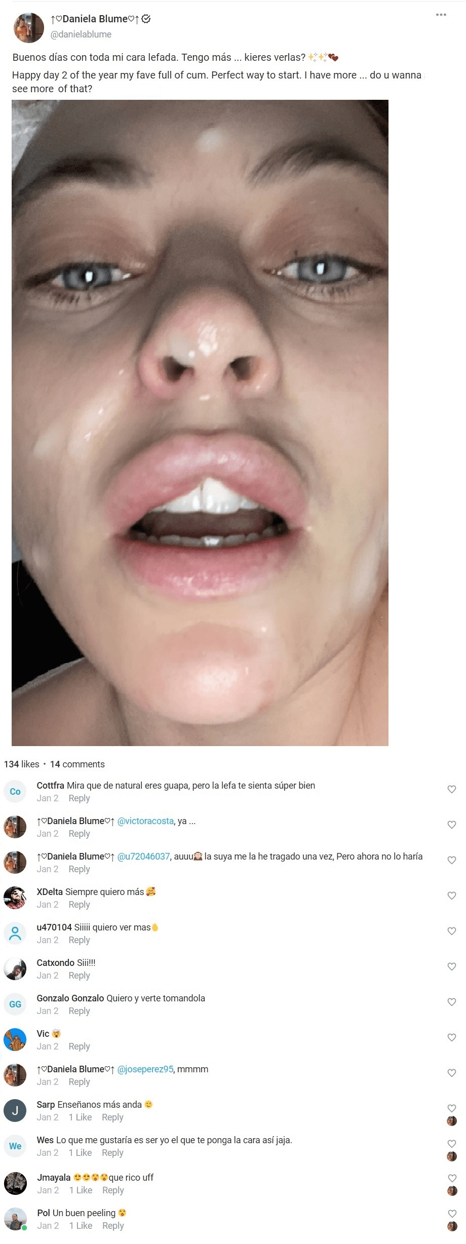 Facial Cum : rdanielablume