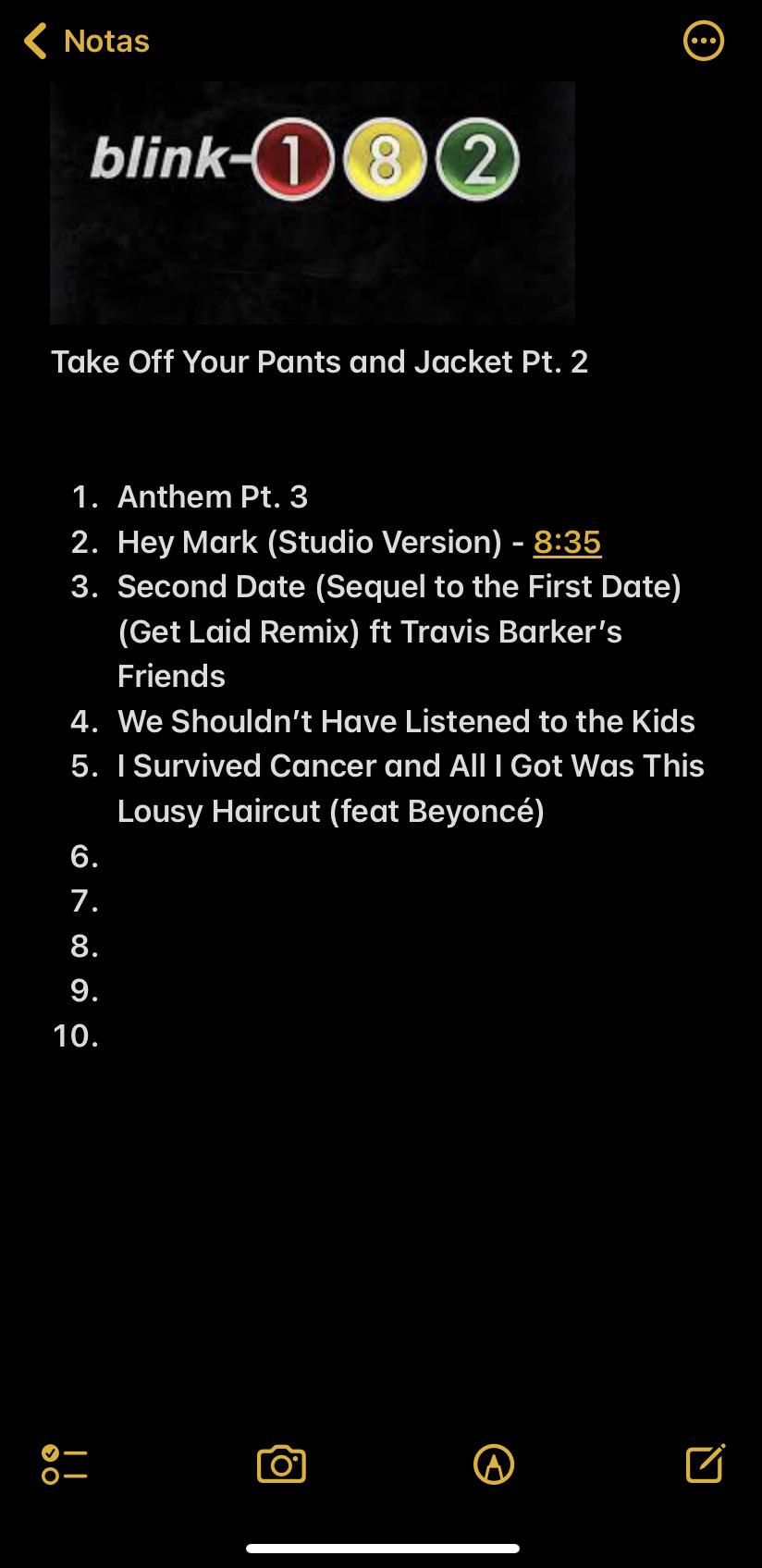 Fuck cancer! and i dig your new style mark. embrace dad vibes. next song, please. most upvoted