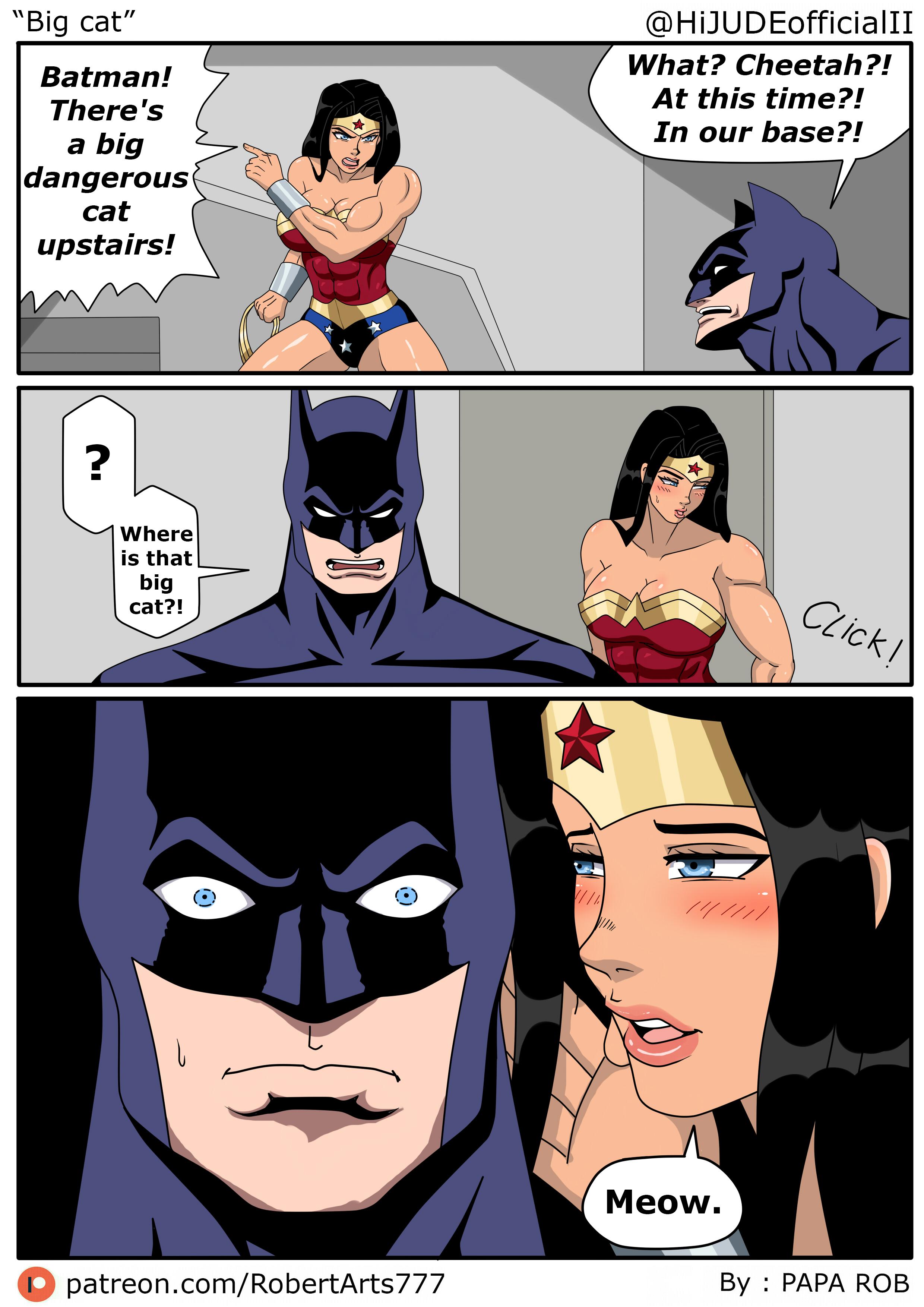 Fan Art] Na na na na na na na na Batman.... and Wonder Woman too by  HiJUDEofficial : rDCcomics