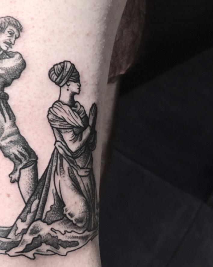 Asking For People's Opinion On Getting This Tattoo. People Say It Looks Sexual And Will Look Odd To Have A Tattoo Of A Woman On A Straight Female? Thinking Of Getting This 886_x_708_jpg