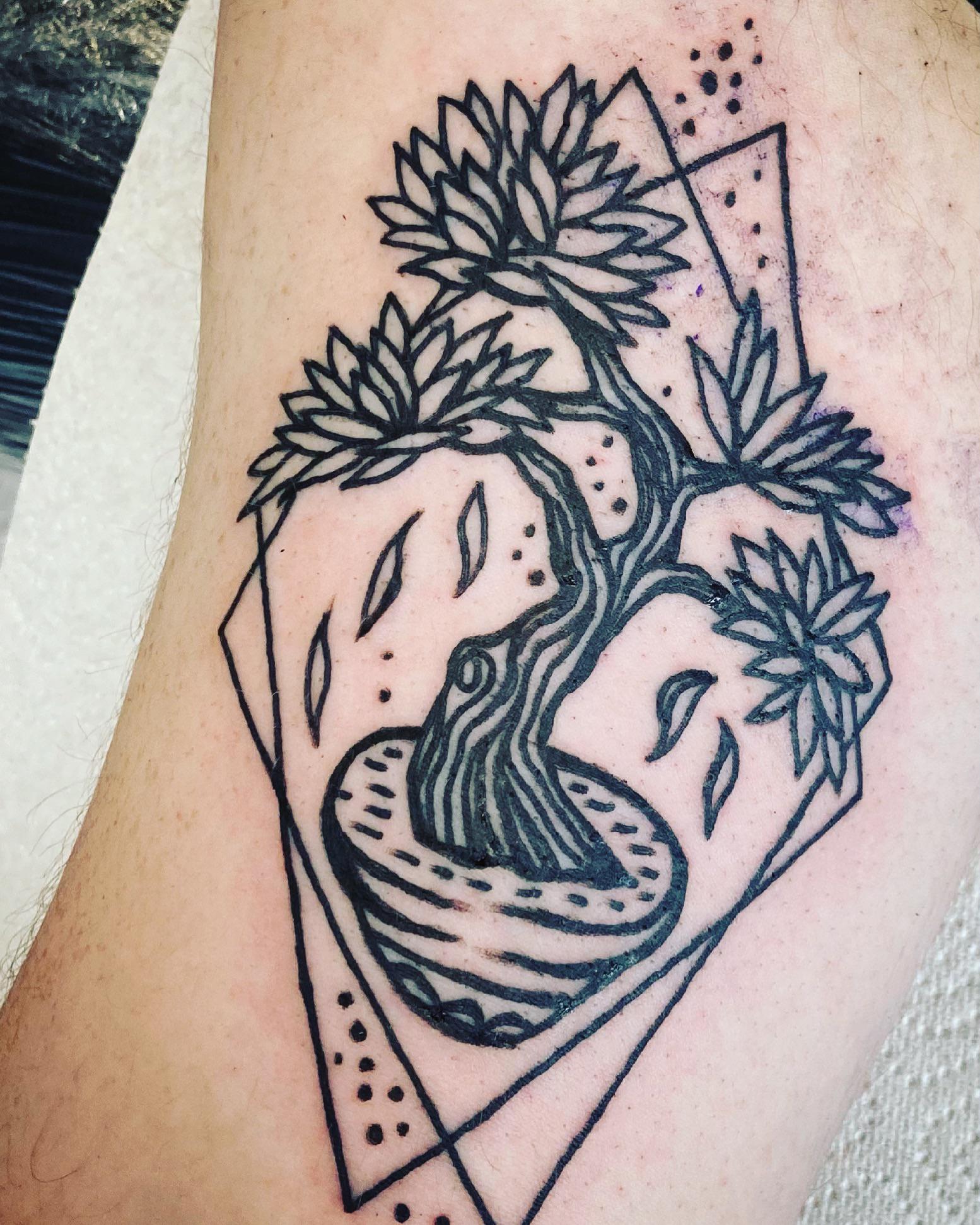 Bonsai Tree By Hannah At Bravest Kids Tattoos, Uk : R/Tattoos 1942_x_1554_jpg