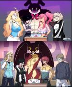 The boys and girls want to play the bunny game Derpixon : rhentai