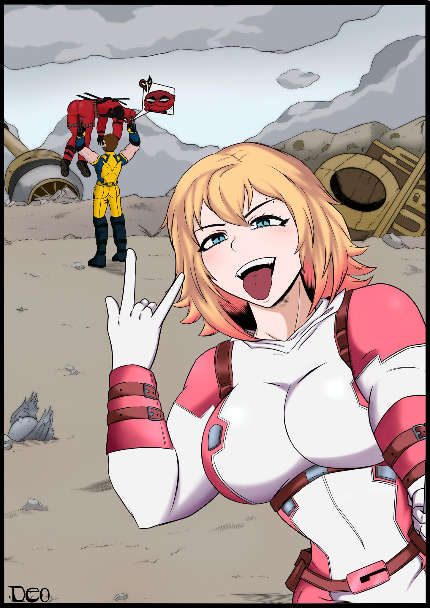 Gwenpool in The Void Art by @llDeoll : rGwenpool