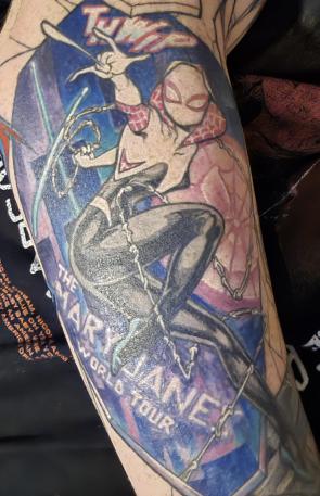 Spider-Gwen Tattoo
