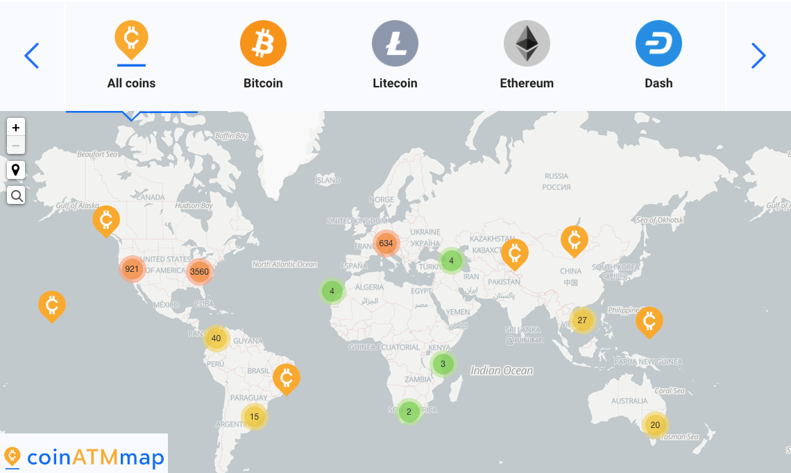 Coin ATM Map Finding The Nearest Crypto ATM Just Got A Whole Lot 
