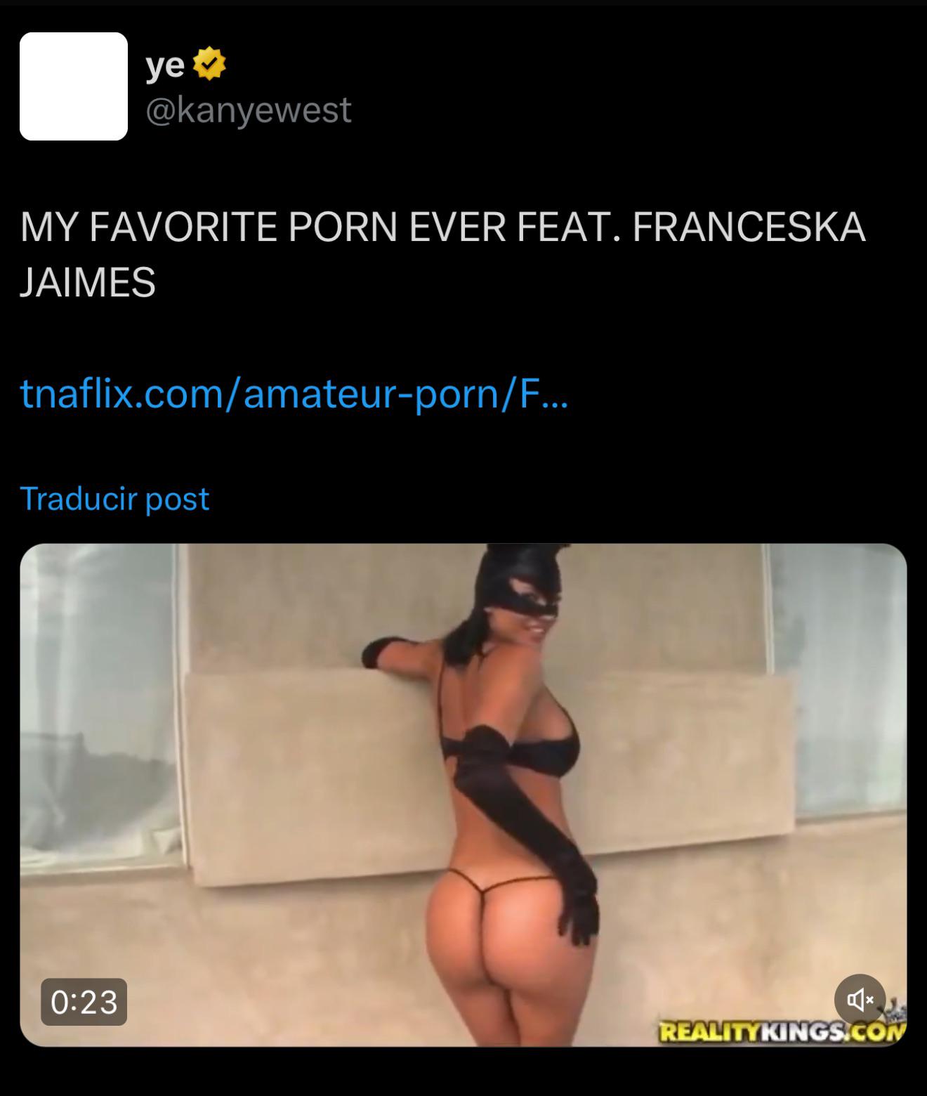 Ye posts porn on X : rGoodAssSub
