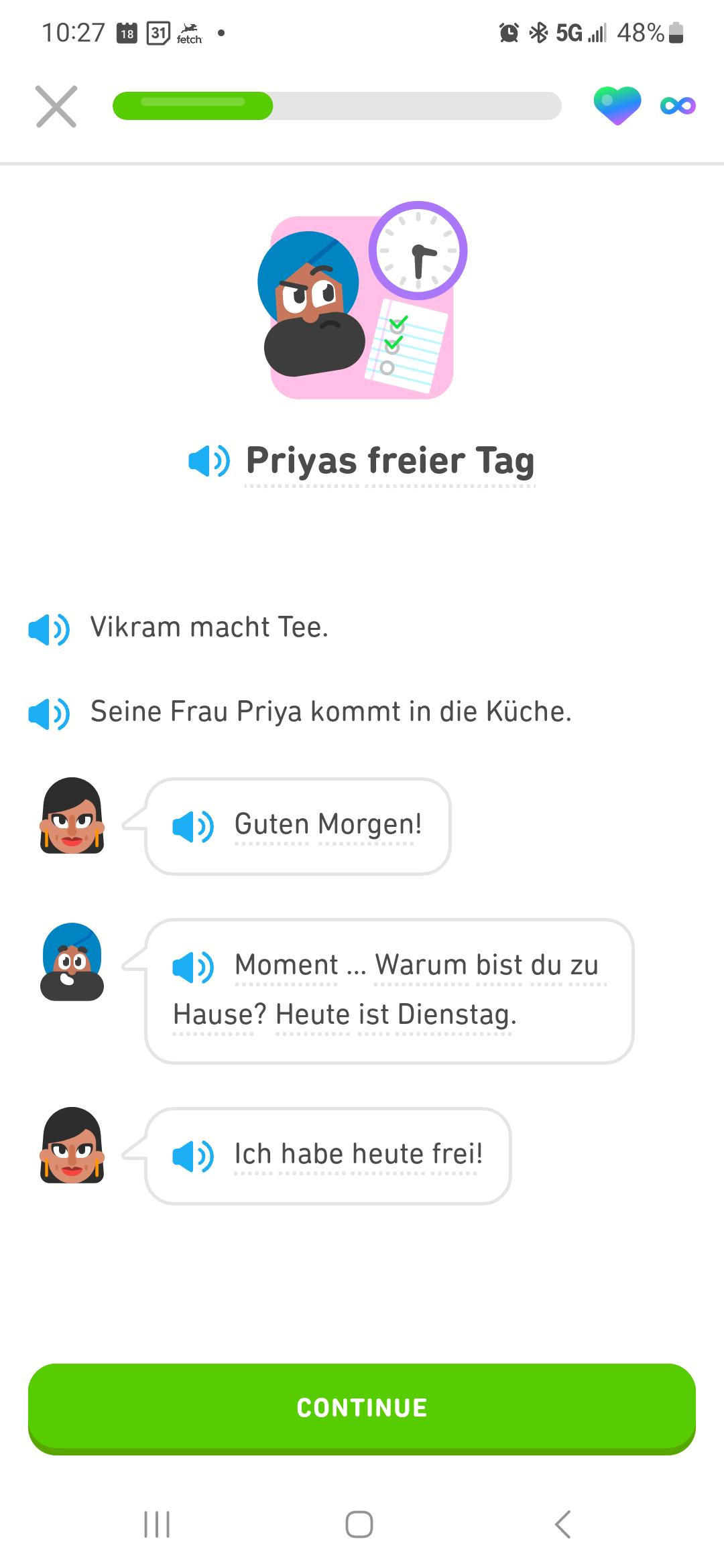 I could swear name was Preeti before : rduolingo
