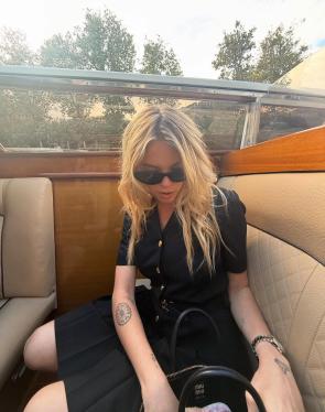 Milly before the Miu Miu Women’s Tales event during the 82nd Venice Film Festival in Venice, Italy – IG September 2025