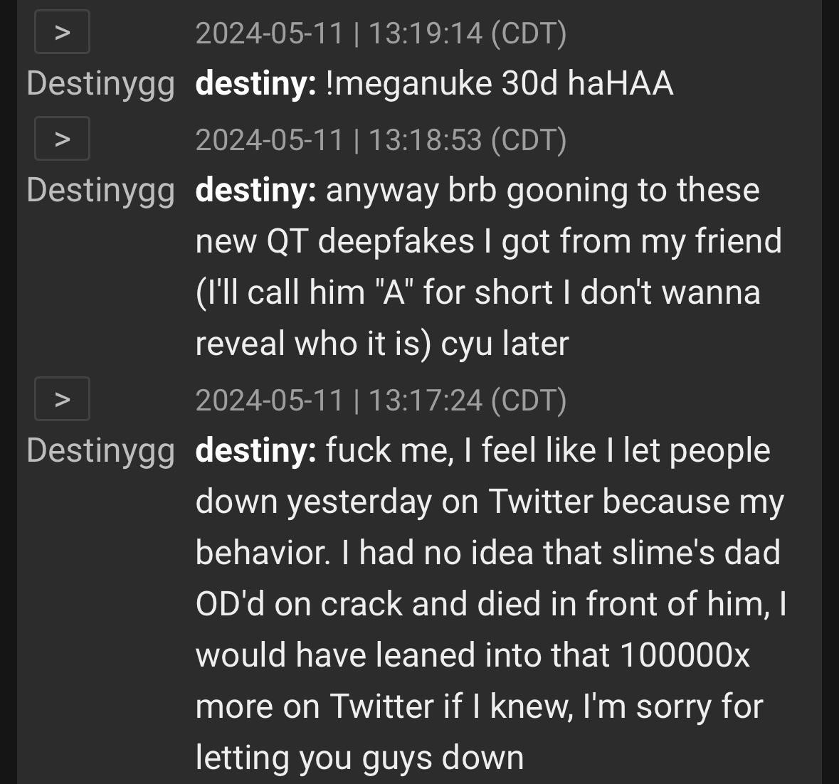 Dr. K broke the chakra seal containing the demon. : rDestiny