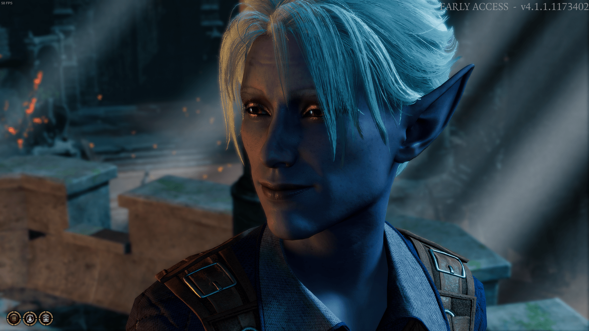 New Minthara look. I kinda prefer the old one since I'm used to it, but this one suits her well as well : r/BaldursGate3