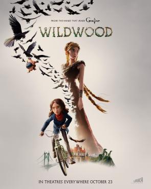 Official poster for Laika’s ‘Wildwood’. Directed by Travis Knight – a stop-motion fantasy epic based on a book by Colin Meloy. It follows a girl who enters a magical forbidden forest to rescue her kidnapped baby brother.