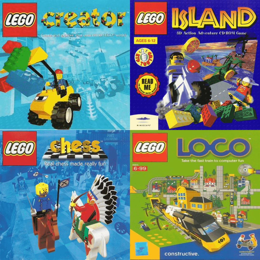 Re-released 90's lego pc games