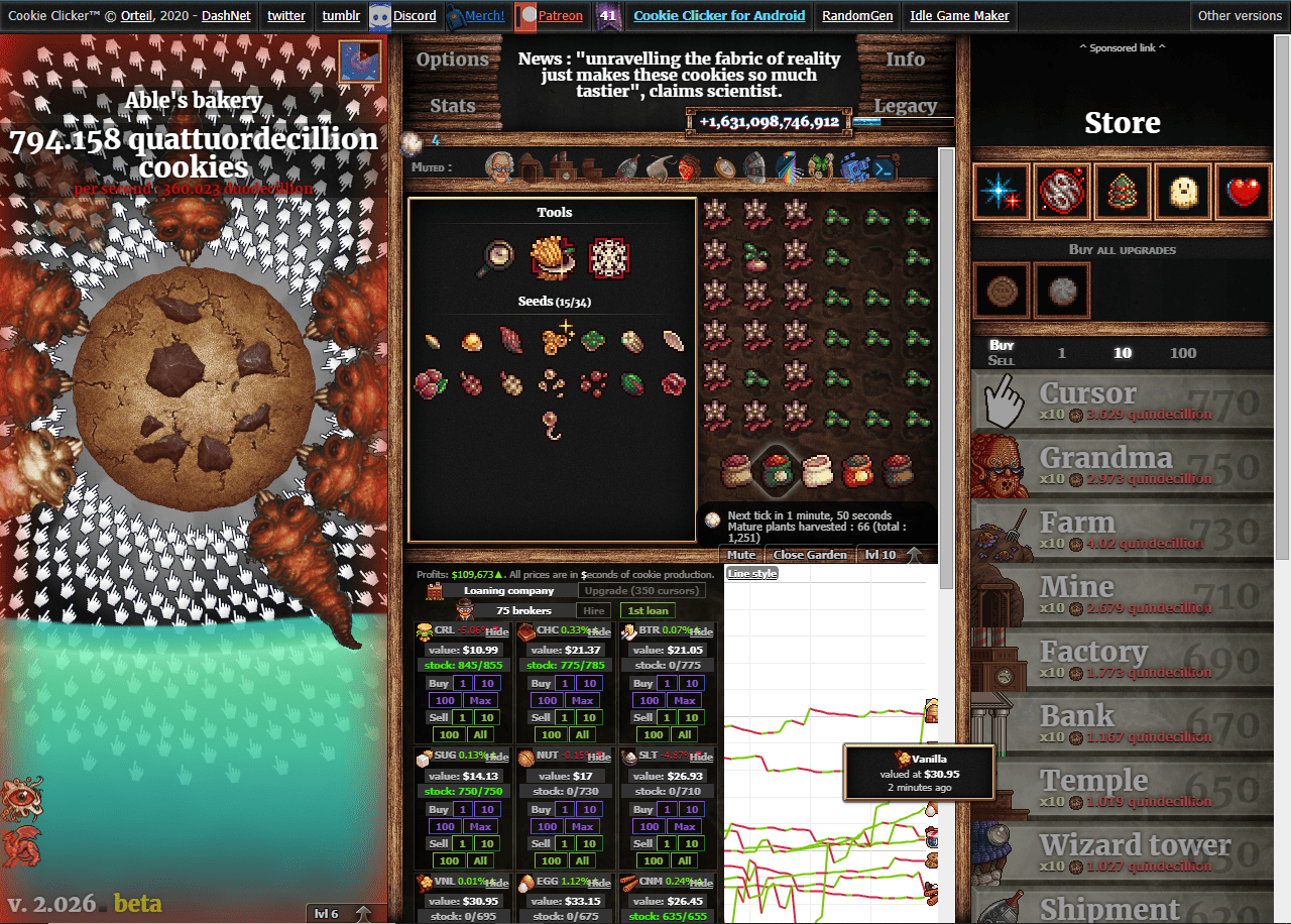 Found But Could Not Recreate Results For A Shiny Wrinkler Toggle Cookieclicker There is a 001 chance a Shiny wrinkler will spawn instead of a normal wrinkler.