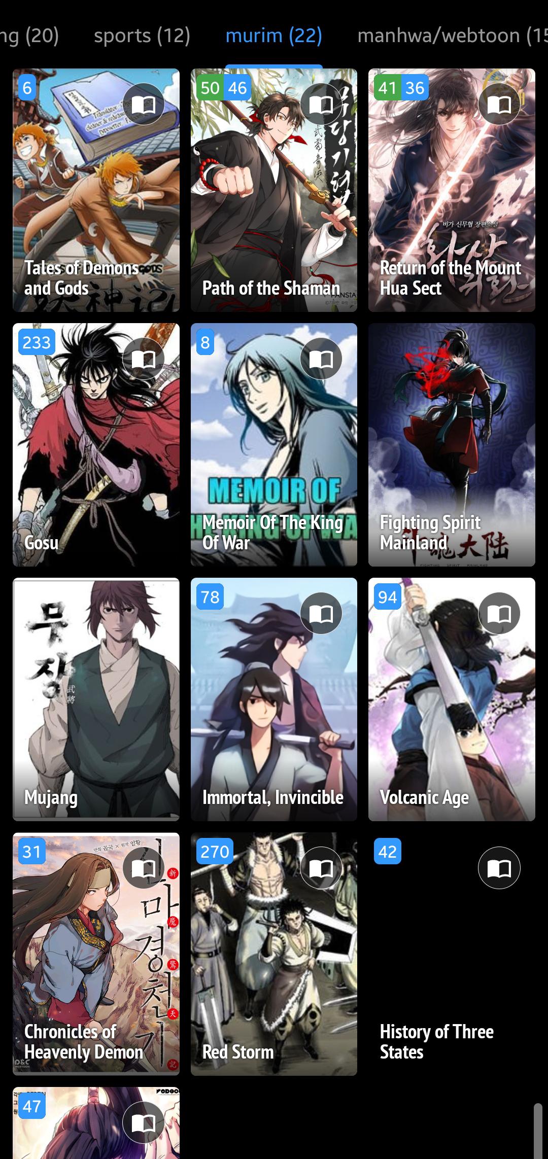 Murim manhwa recommendations. : r/manhwa
