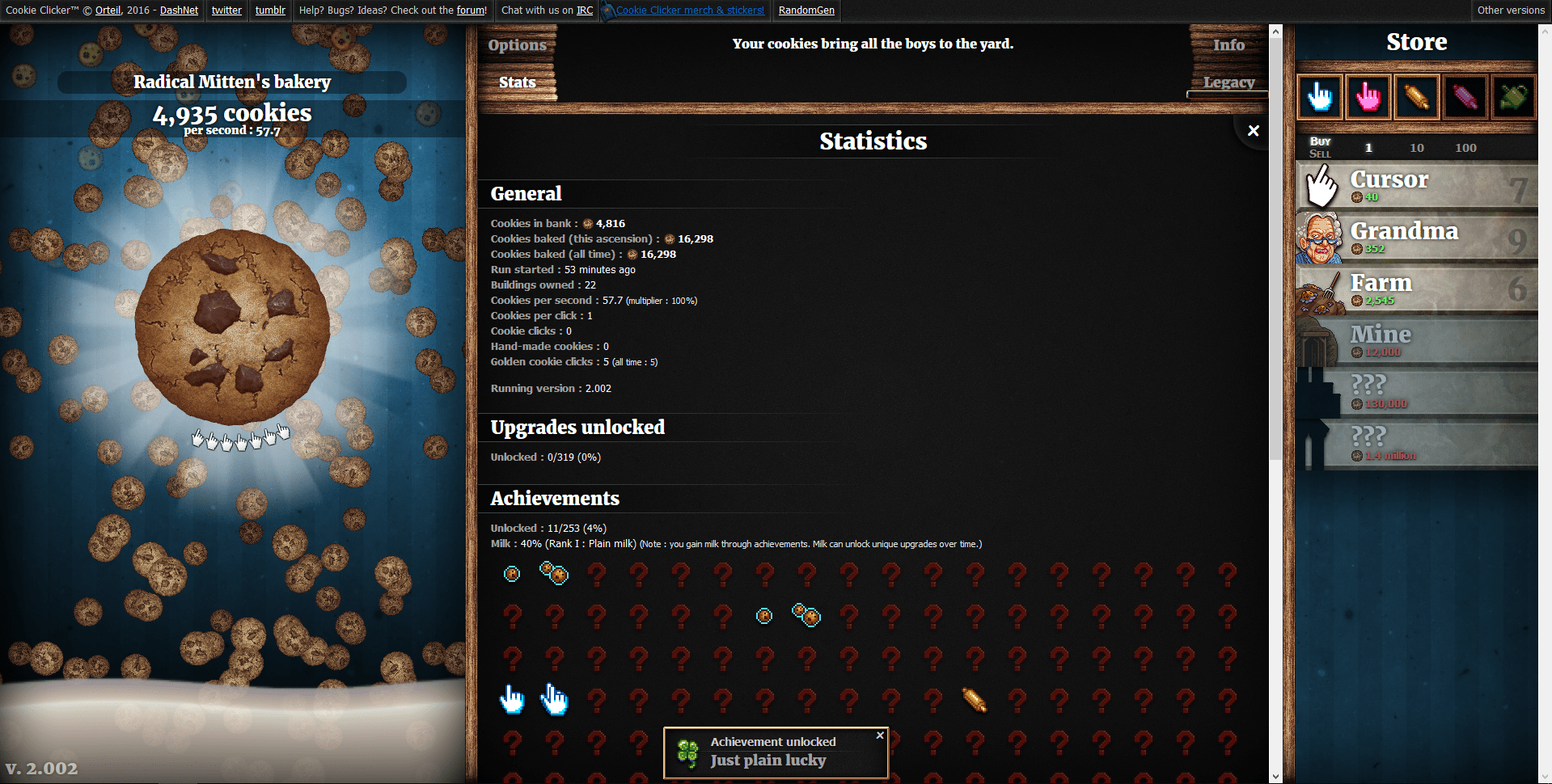 Cookie Clicker Guide 10 Rarest Achievements And How To Get Them Keengamer 
