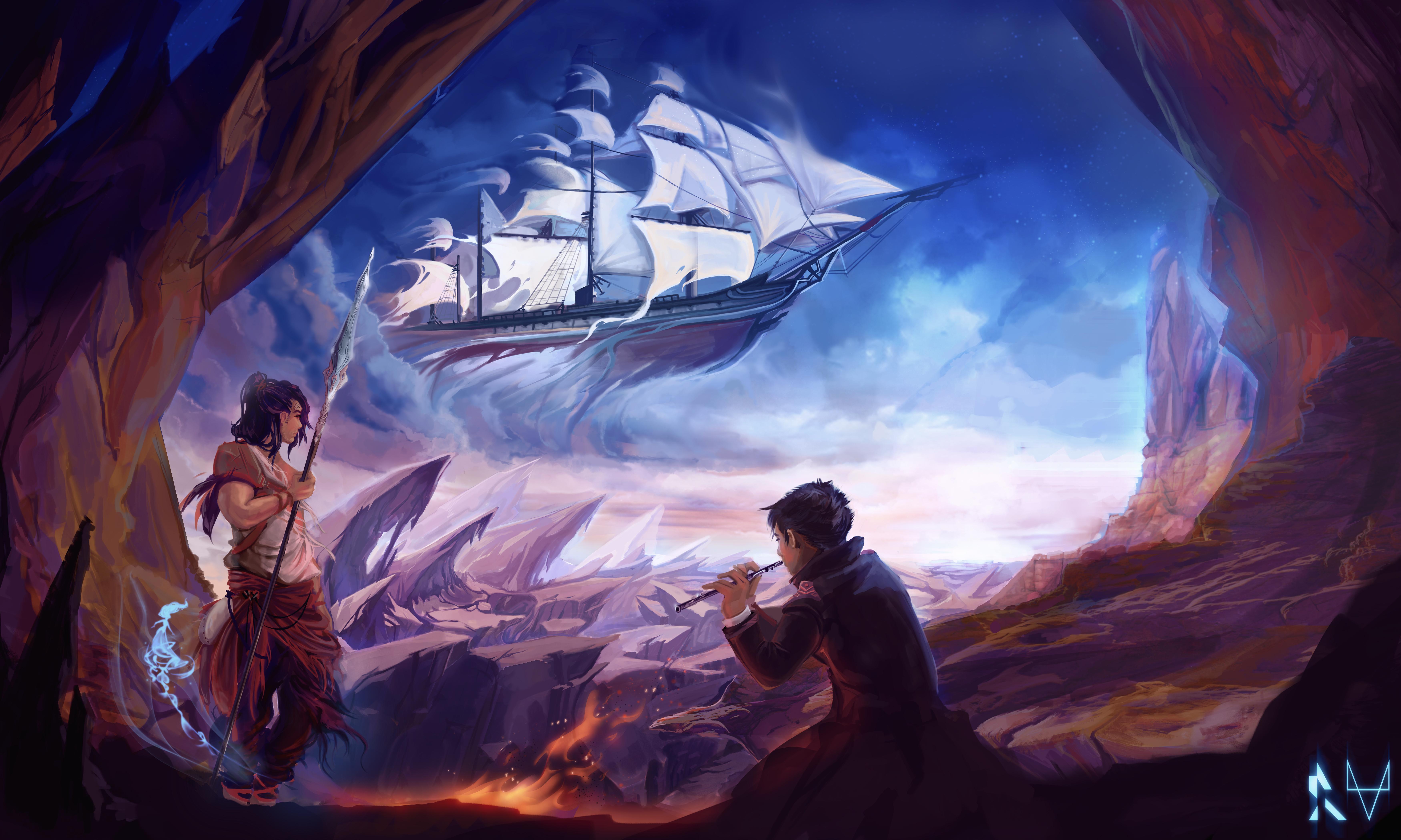 [twok] wandersail stormlight_archive on the stormlight archive wallpapers