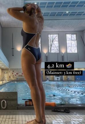 First swim of 2024