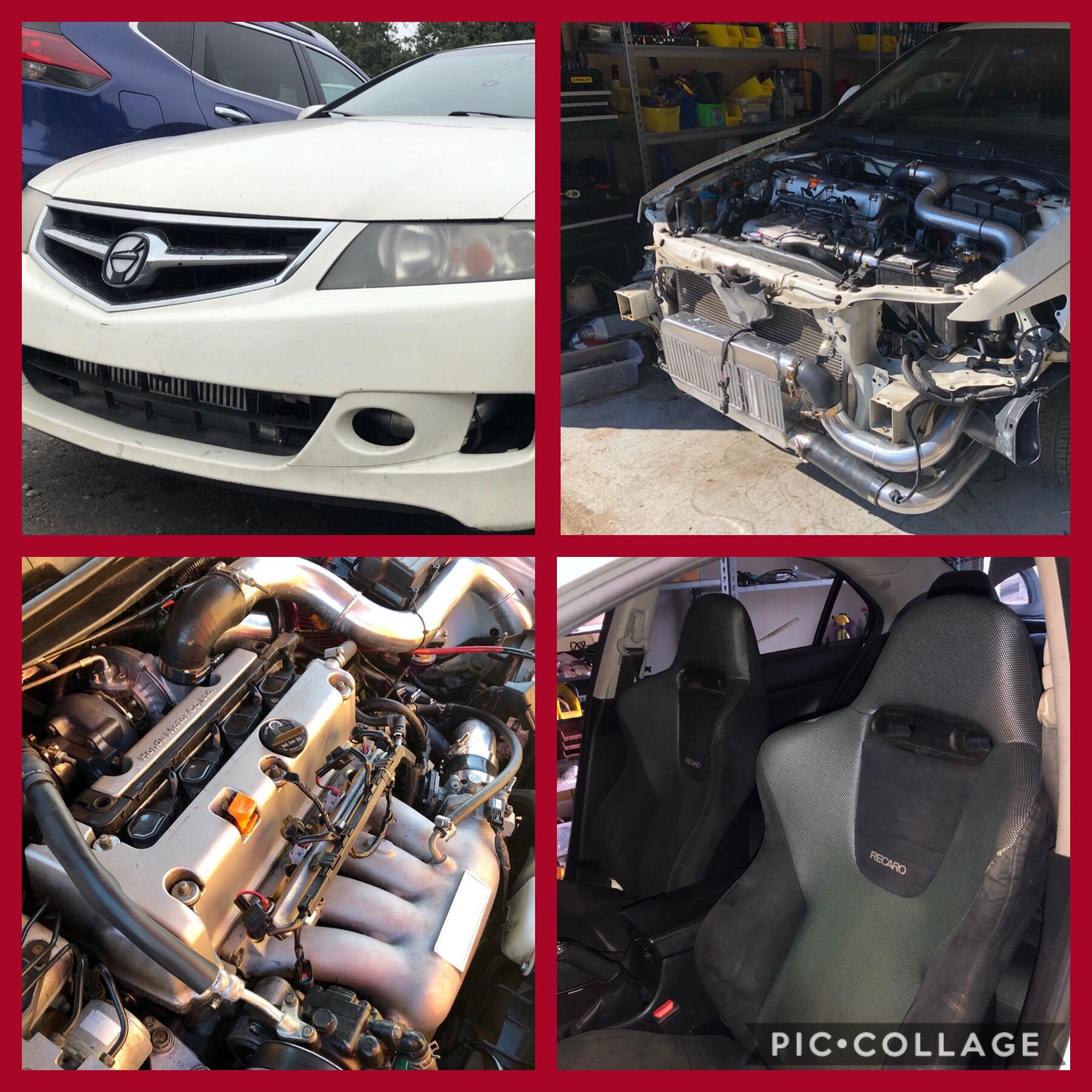 My project turbo 2006 acura tsx is finally coming together.