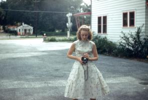 My grandma taking a picture of my grandpa taking a picture of her, ca. 1960.