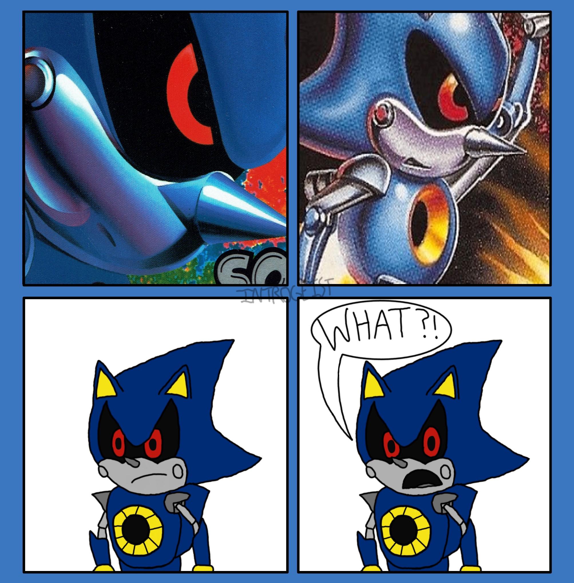 I will never see CD Metal Sonic the same way again : r/SonicTheHedgehog