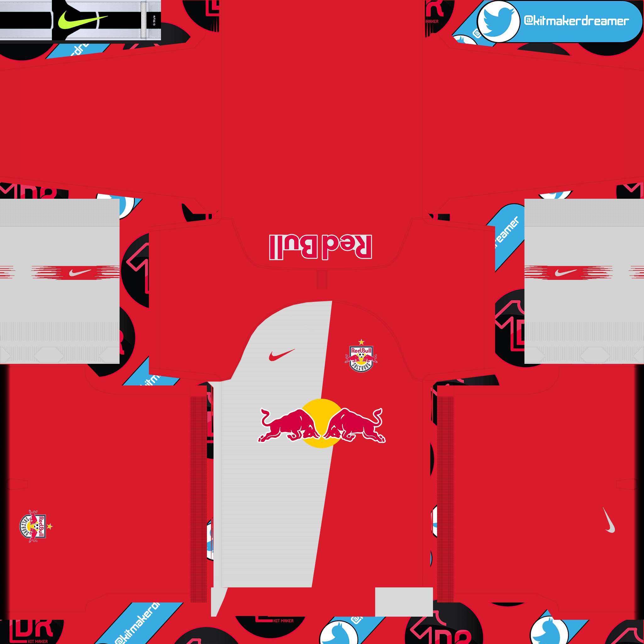 The official fan shop of fc red bull salzburg: KIT Red Bull Salzburg Home 20-21. : WEPES_Kits