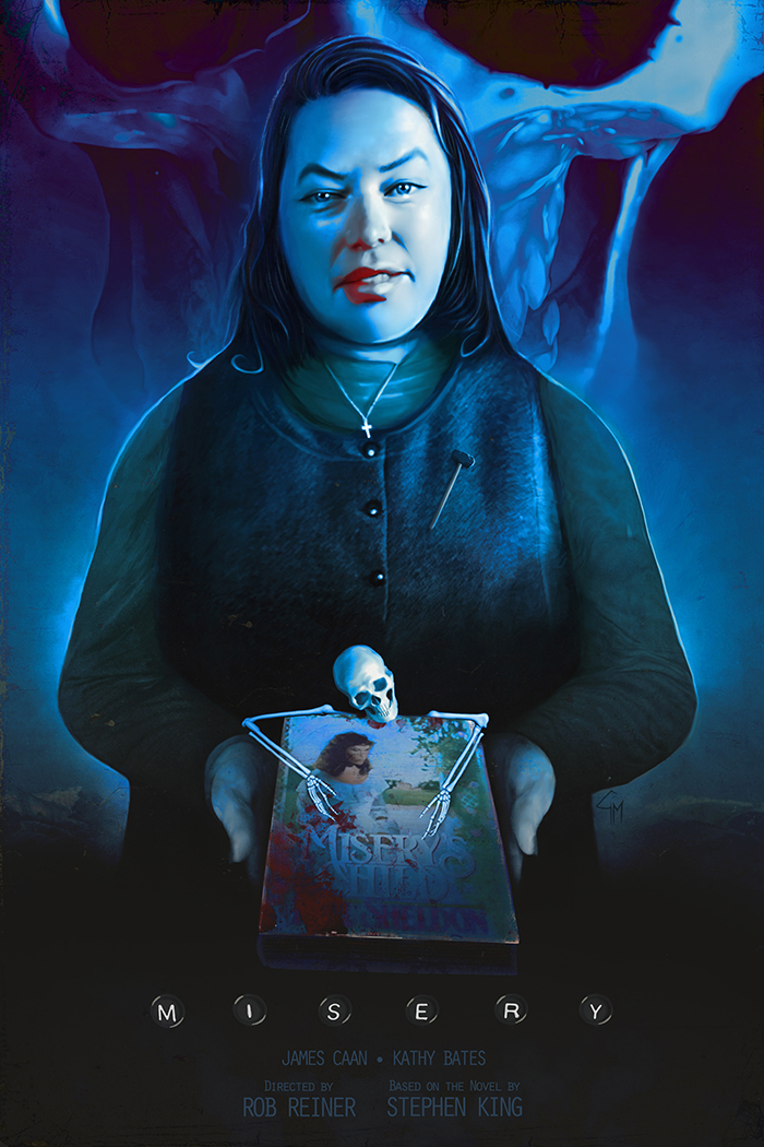 After a famous author is rescued from a car crash by a fan of his novels, he comes to realize that the care he is receiving is only the beginning of a . Misery 1990 700 X 1050 R Movieposterporn