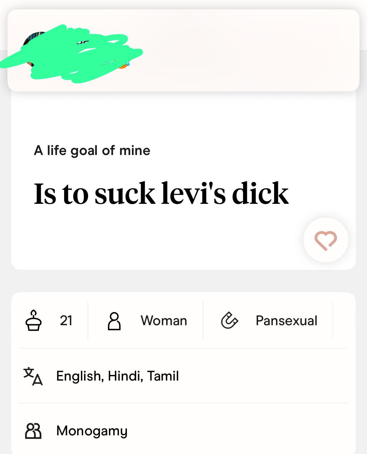 Who tf is levi? : rIndiangirlsontinder