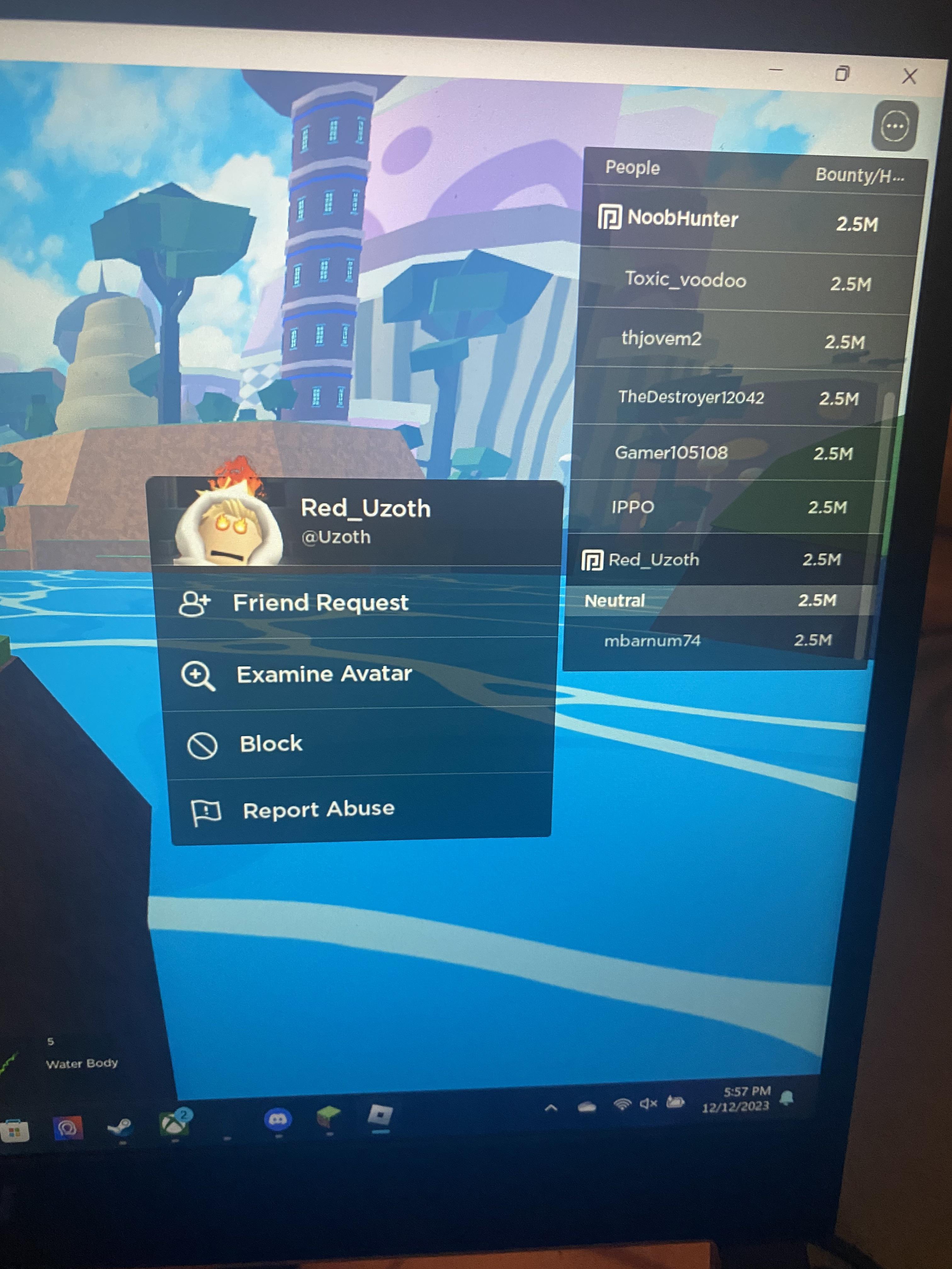 Why Was Uzoth In My Server R Bloxfruits 