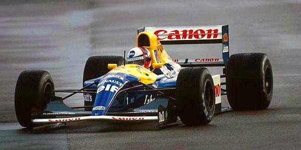 Gil De Ferran Williams Fw14b Silverstone Testing 1992