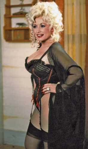Dolly Parton in “The best little whorehouse in Texas”, 1982