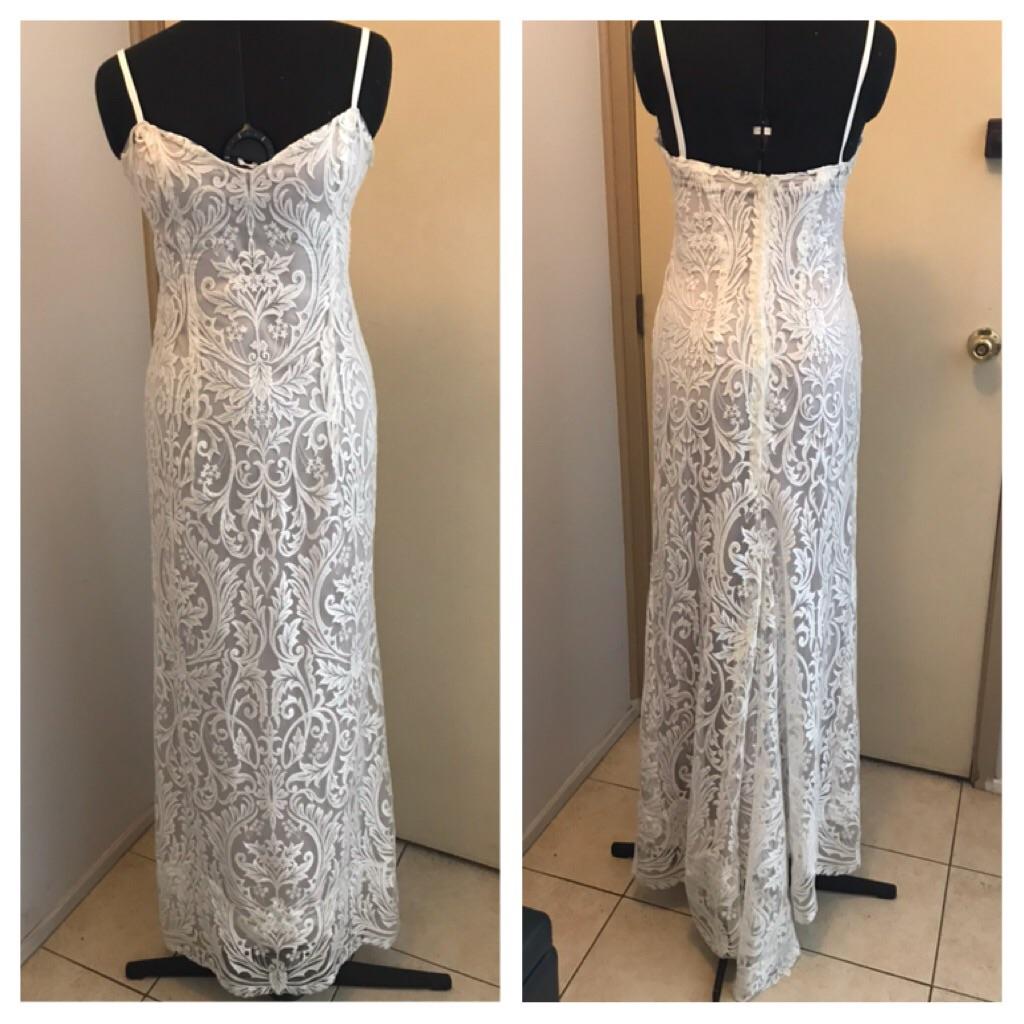 25th Wedding Anniversary Gown That I Made For A Beautiful Lady Who Never Got To Wear A Wedding Dress Sewing