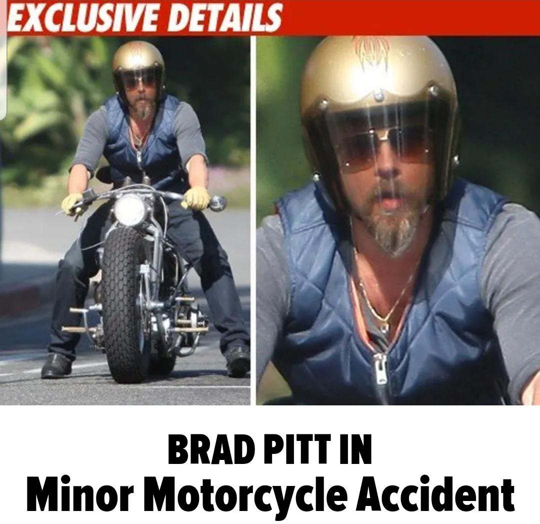 Inspired by Decker, Brad Pitt seen using a motorcycle. :  rOnCinemaAtTheCinema