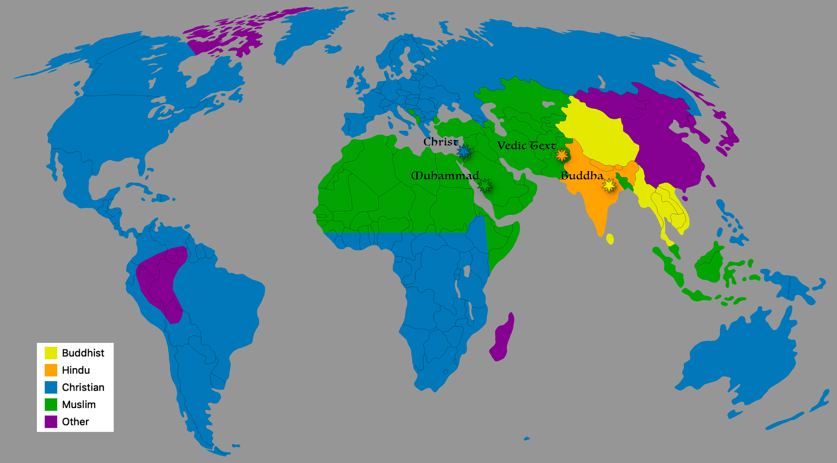 World Map By Religion At Daniel Pomeroy Blog 