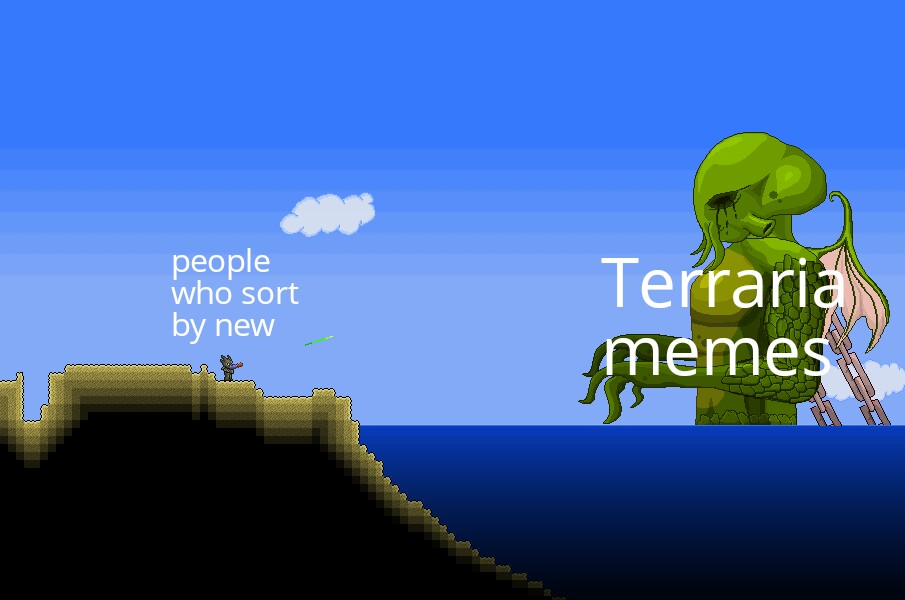 After a report from the smithsonian conservation biology instit. Terraria players, rise up : dankmemes