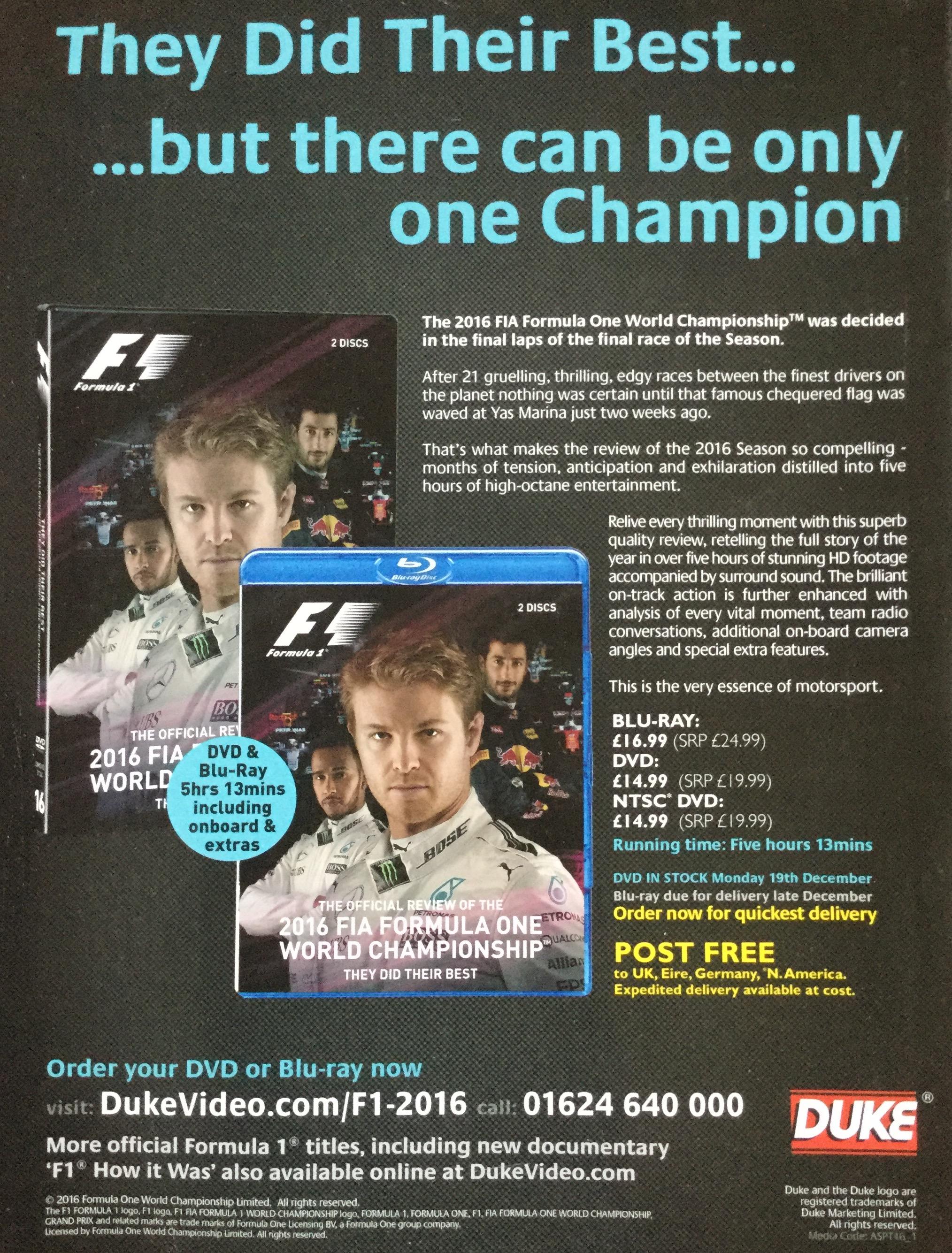 Full F1 2016 Season Review Title Formula1