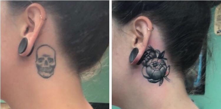 8 Year Old Tattoo Cover Up Artist Heather At Catalyst Collective In Independence Mo Tattoos
