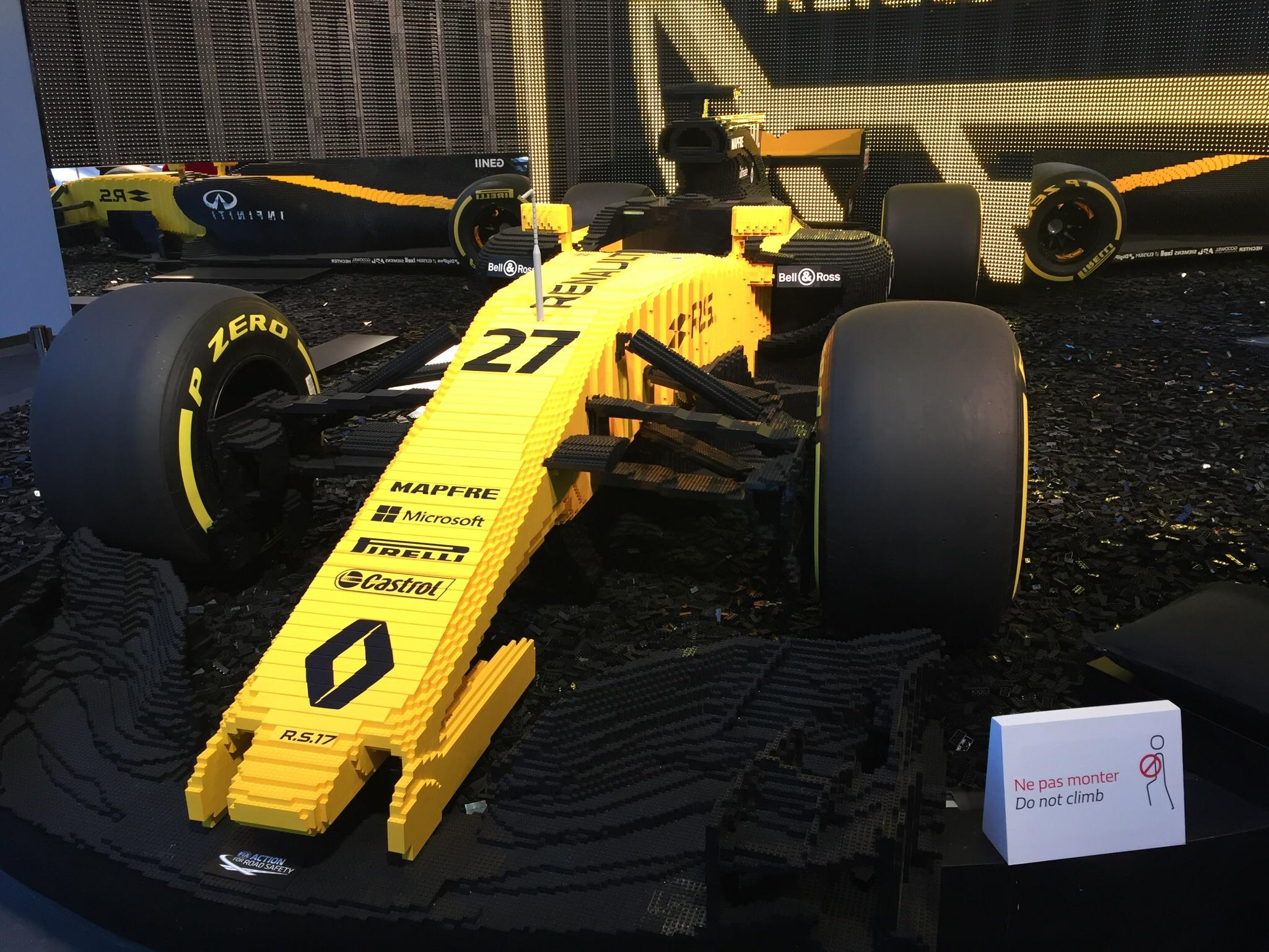 Lego Renault Currently On Display In Paris Formula1
