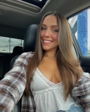 in the car