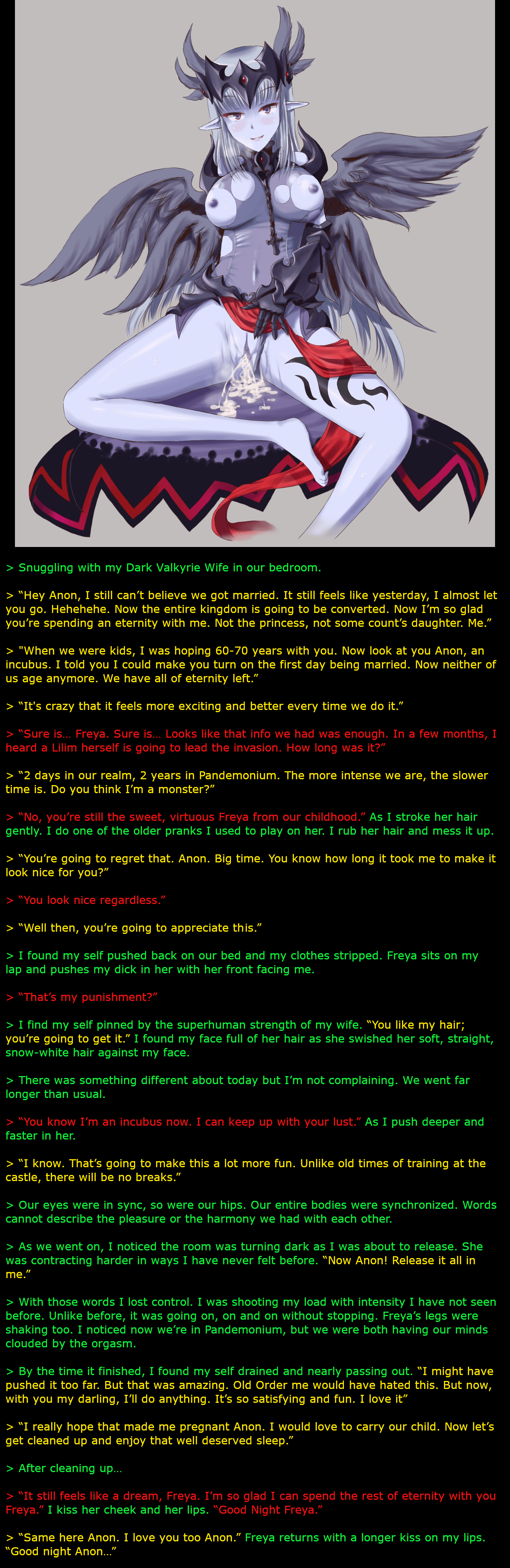 Do you enjoy dirty talk? Wings of Truth Part: 5/4 Bonus Smut : MonsterGirlCaps