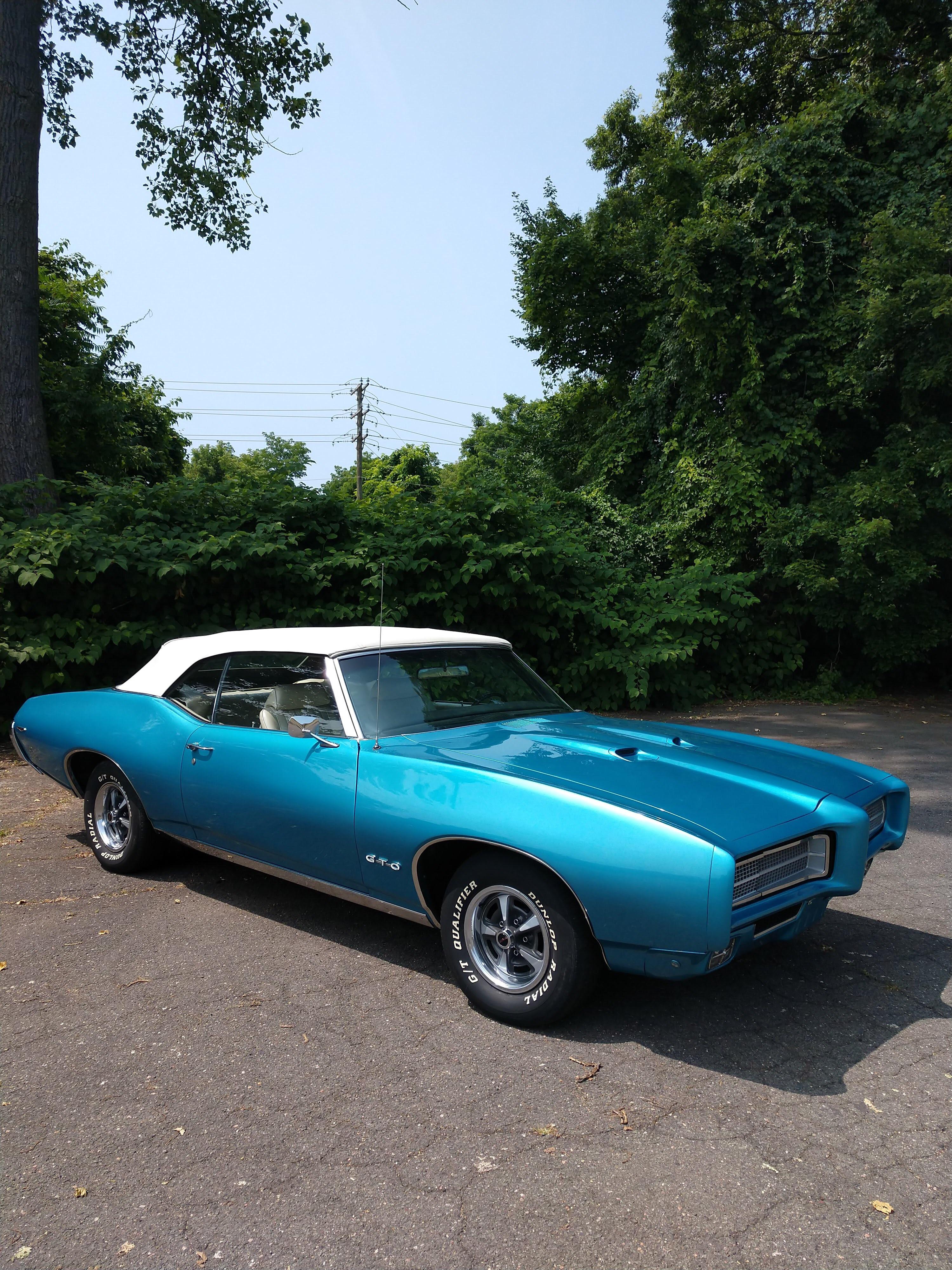 The newly acquired 69’ gto. matching #’s, factory 4 speed.