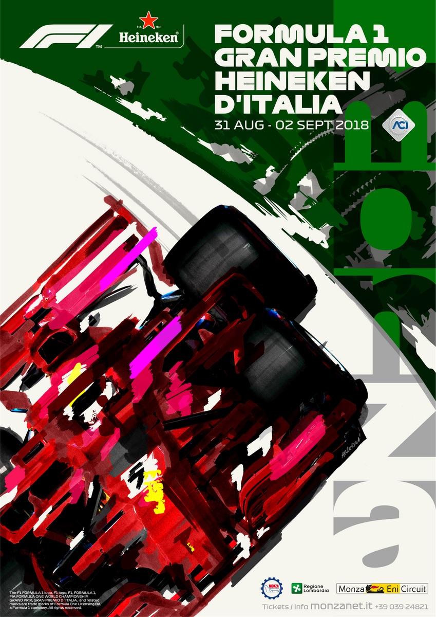 Official 2018 Italian Gp Poster Formula1