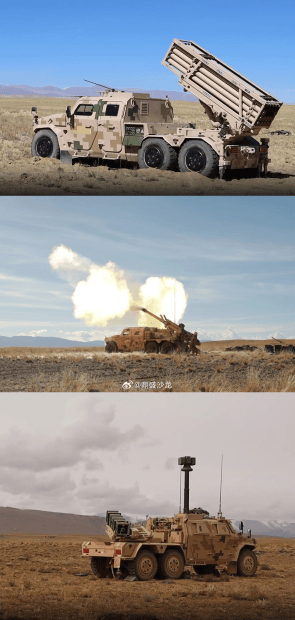 Dongfeng Mengshi chassis adapted to MLRS, SPH and ATGM role in PLA service [1336×2812]
