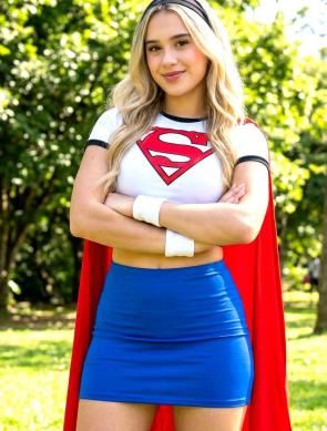 Supergirl cosplay by me:3