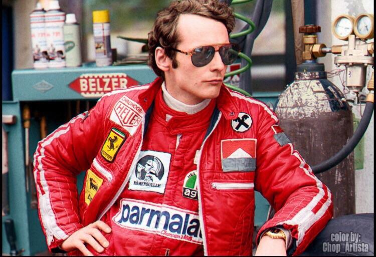 Niki Lauda In 1976 3 Days Before His Crash At The
