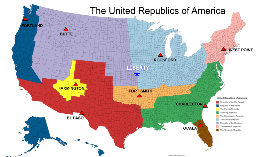 The United Republics Of America 2026 R MapPorn 