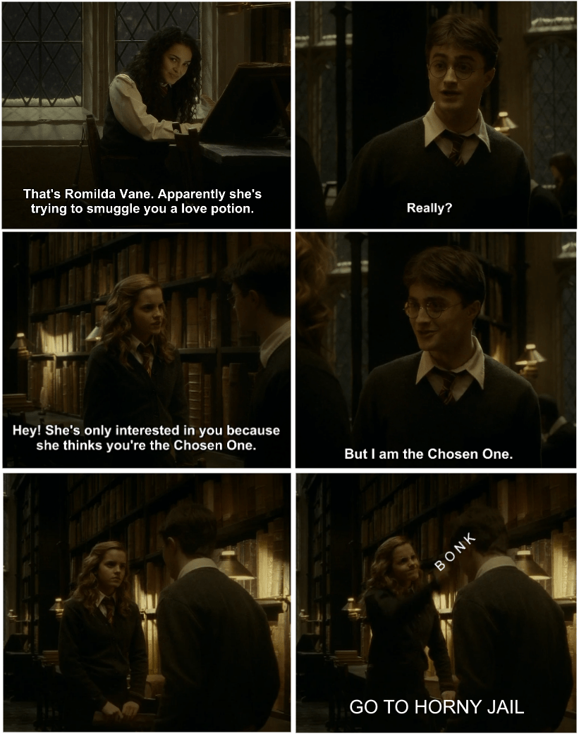 Get a grip, Harry : rharrypotter